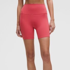 Lululemon High Rise Hot Pink Shorts